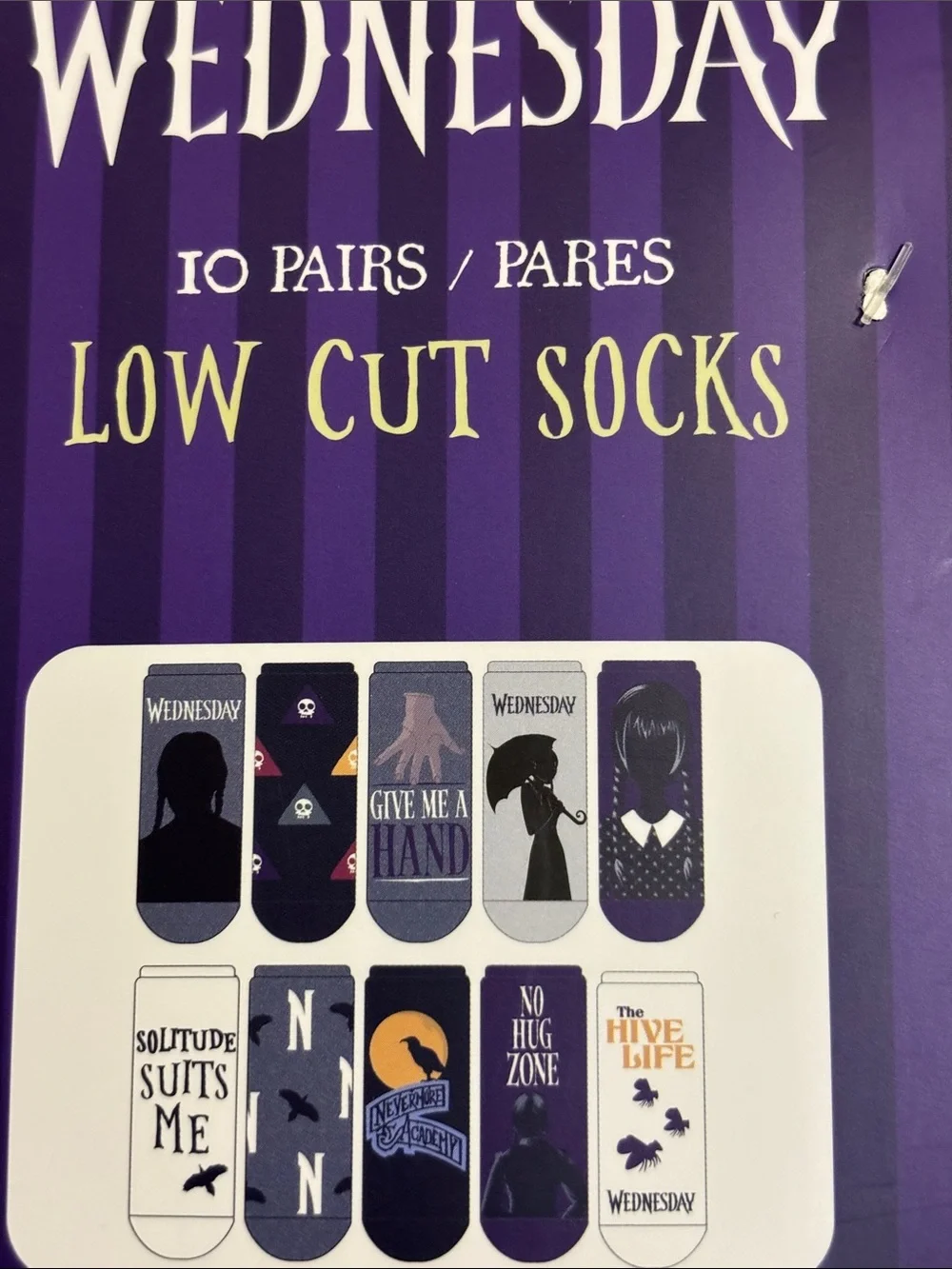 10 pair - Women’s Low Cut Socks - Black & White